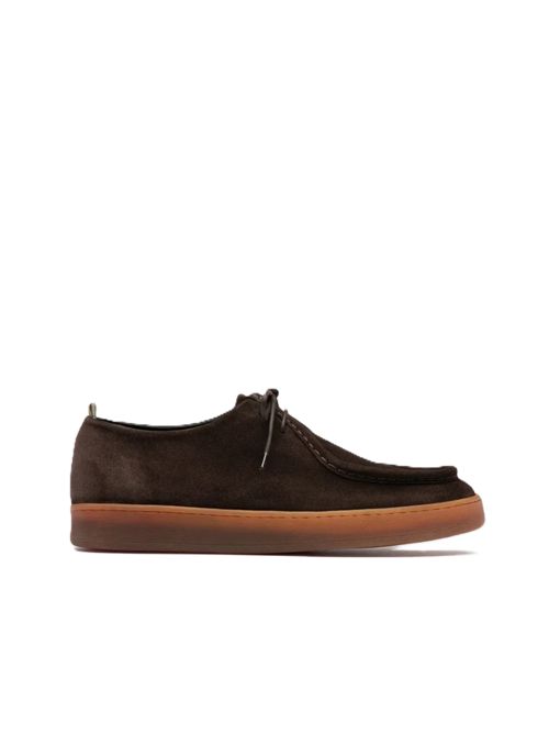 Scarpe Derby in Pelle Scamosciata Marrone Officine Creative | OCUAMBI003LIC36G110NATURALE SCURO